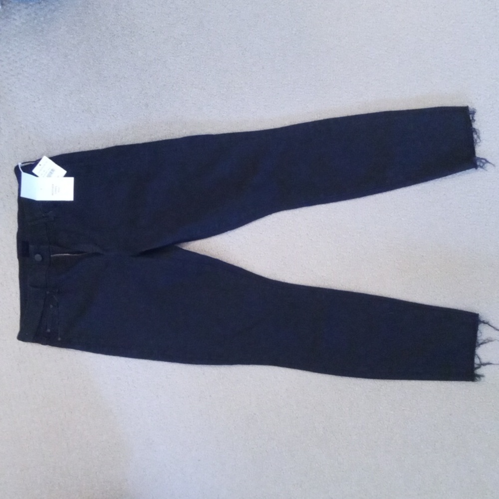 Black skinny jeans.  MOTHER BRAND super Stretchy mid rise